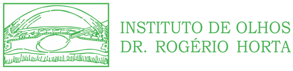 Logo do Instituto de Olhos Dr. Rogério Horta, que tem o marketing gerido pela Marketing PME