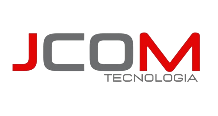 Logo JCOM Tecnologia Logo da JCOM Tecnologia, que tem o marketing gerido pela Marketing PME